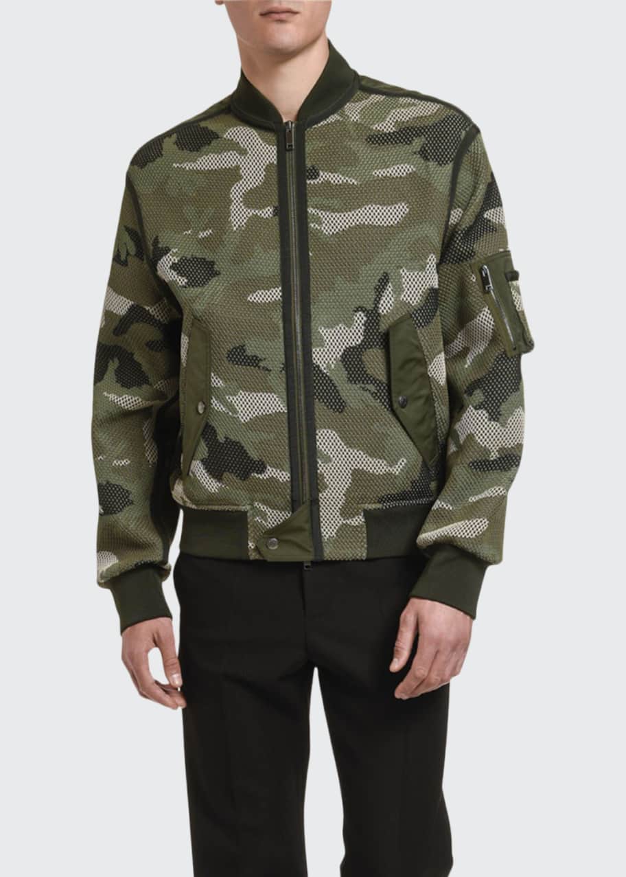 Valentino camo bomber jacket outlet