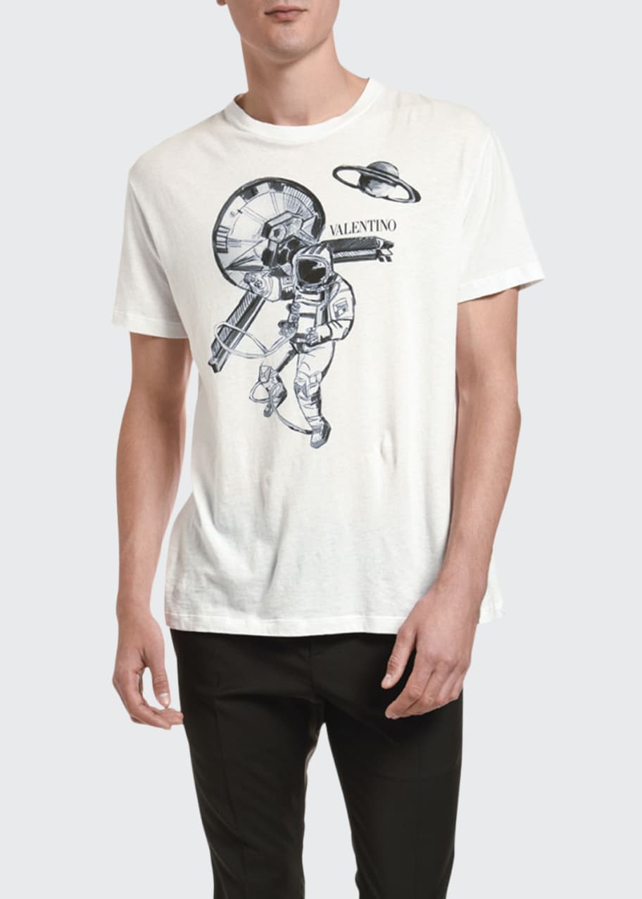 Image 1 of 1: Men's Astronaut Graphic T-Shirt
