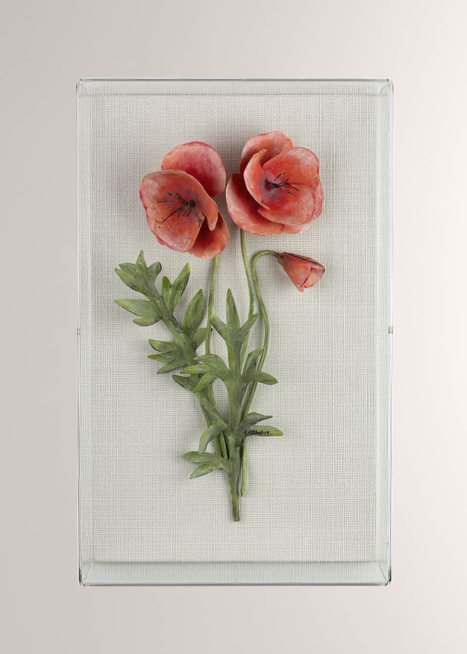 Image 1 of 1: Poppy August Birth Flower Wall Art