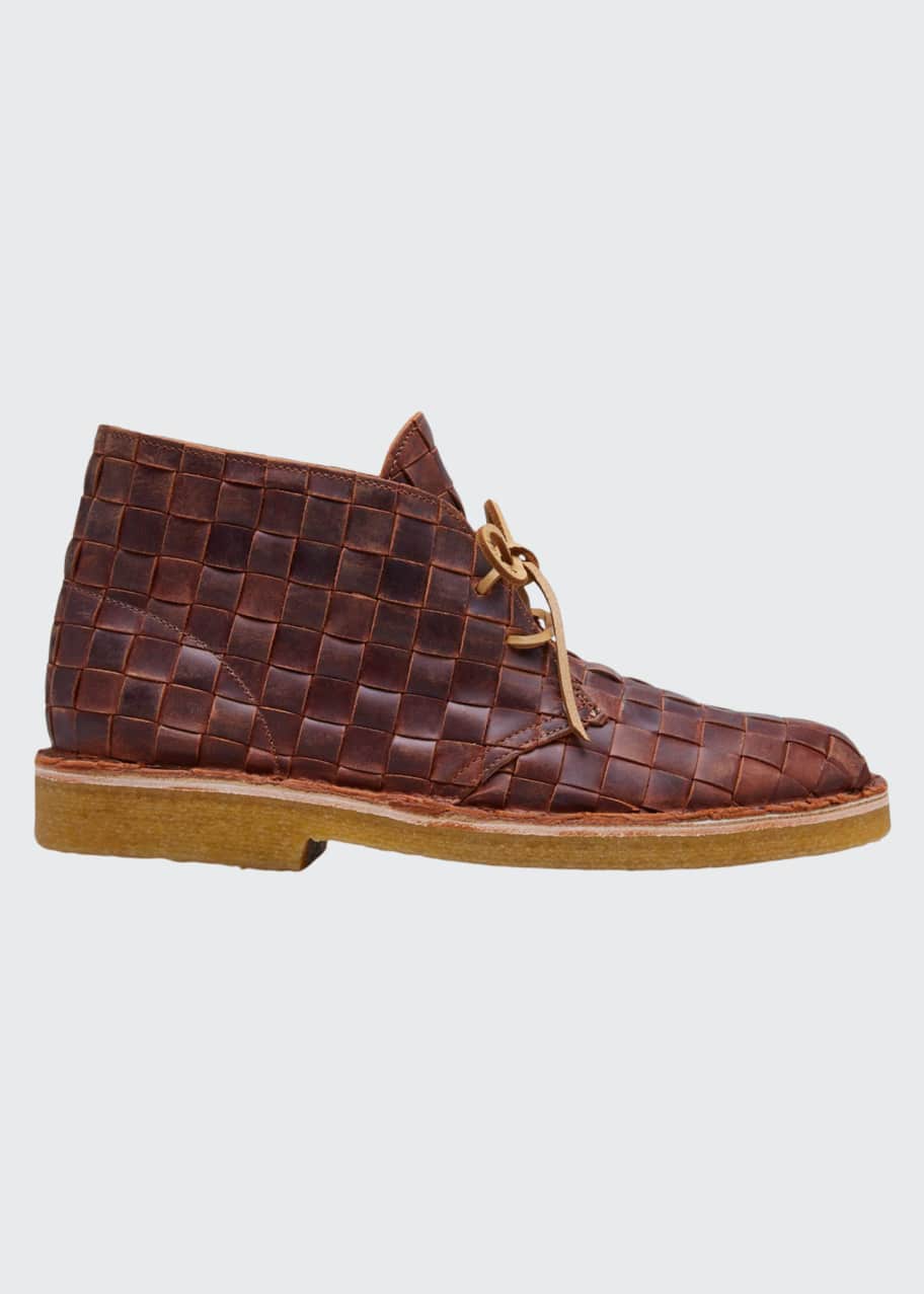 Image 1 of 1: Men's Desert Beewax Woven Chukka Boots