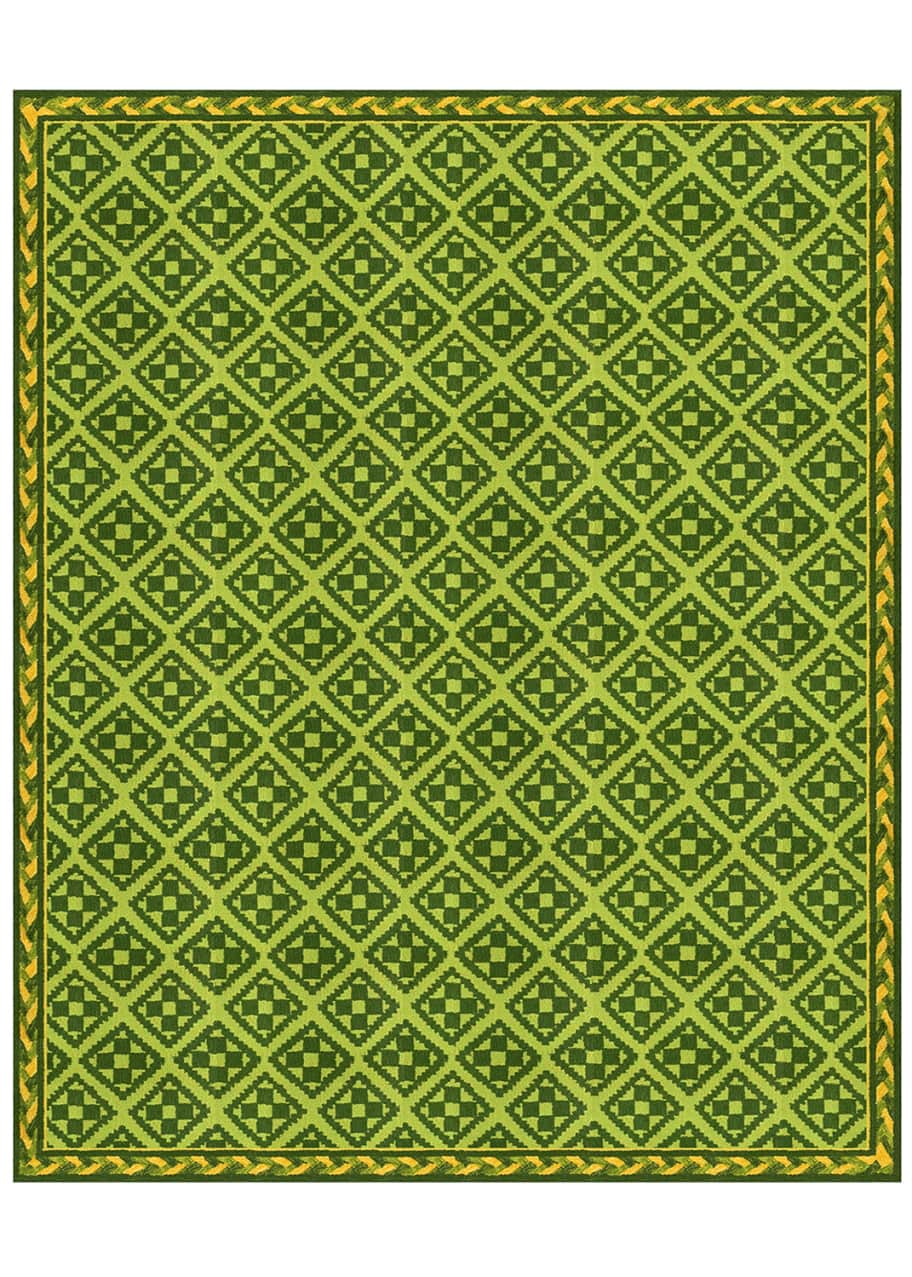 MacKenzieChilds Courtyard Zanzibar Indoor/Outdoor Rug, 8' x 10