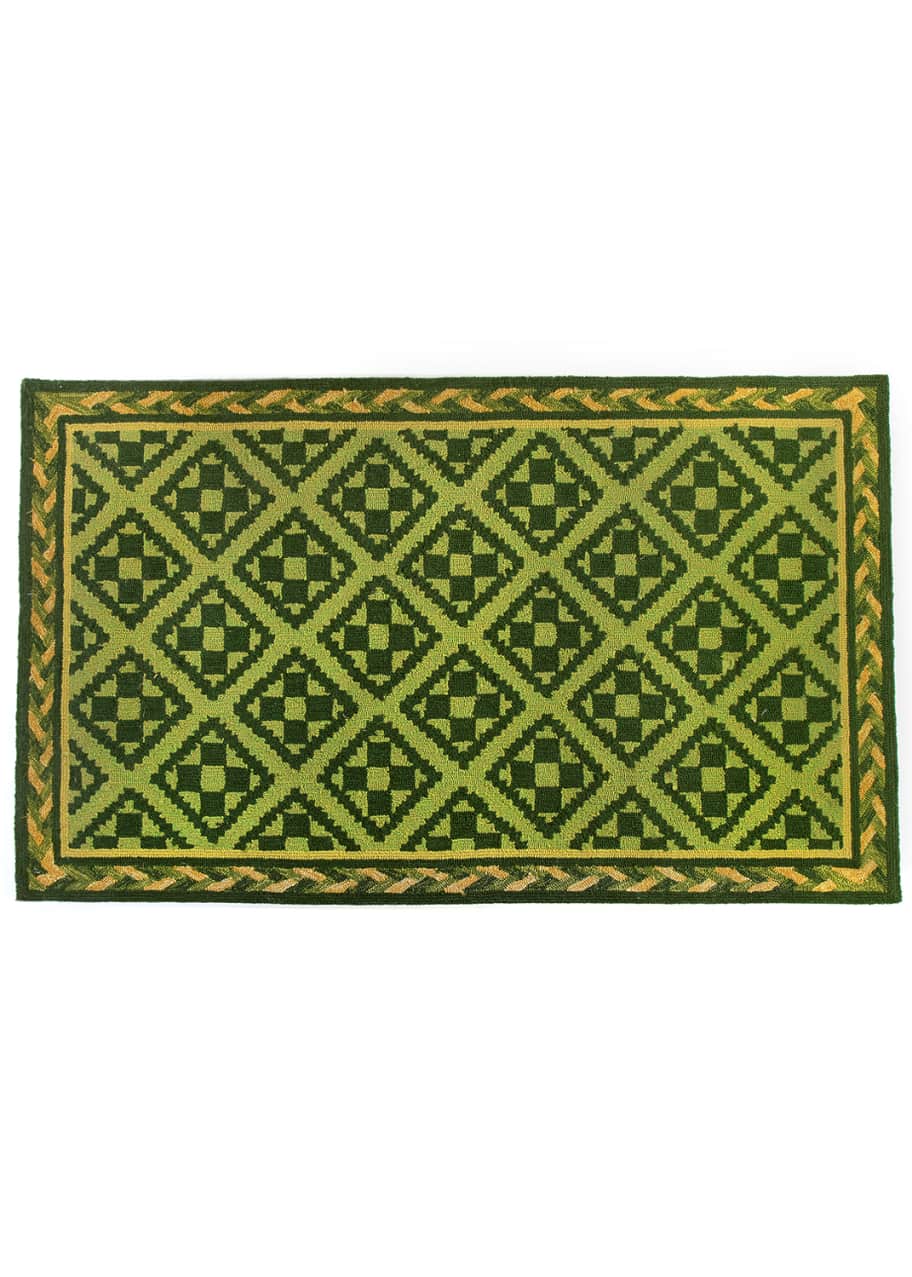 MacKenzieChilds Courtyard Zanzibar Indoor/Outdoor Rug, 3' x 5