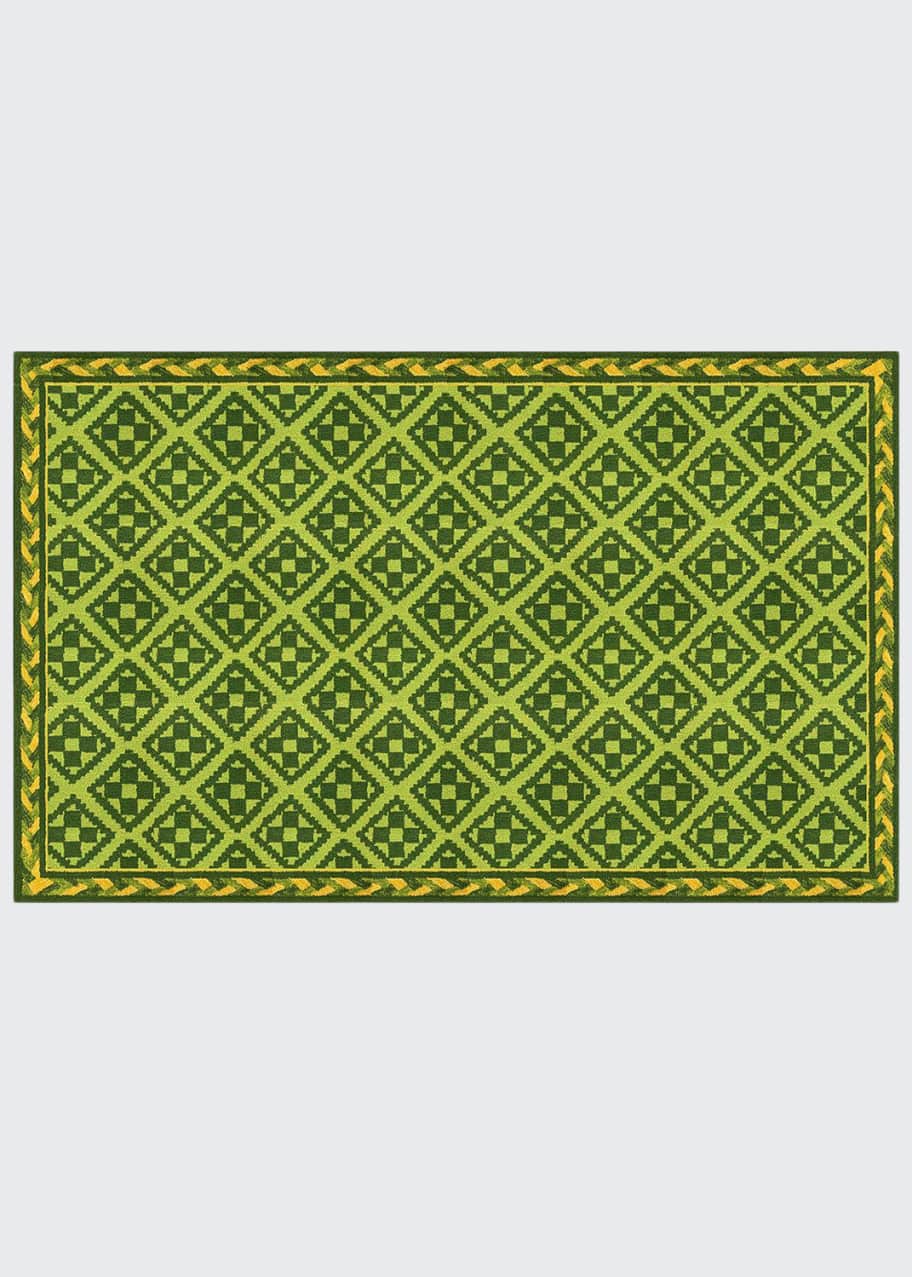 MacKenzieChilds Courtyard Zanzibar Indoor/Outdoor Rug, 5' x 8