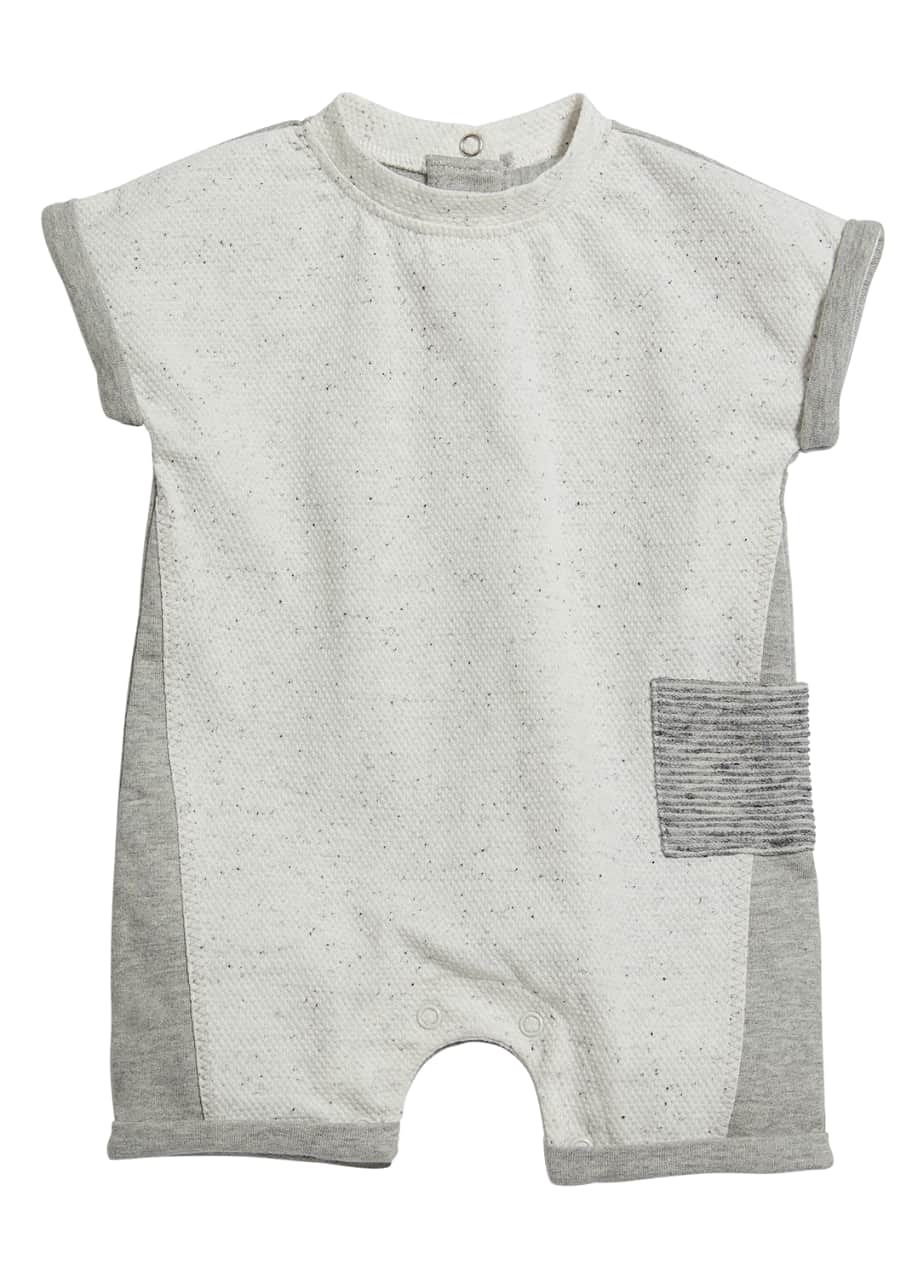 Image 1 of 1: Colorblock Pocket Shortall, Size 3-9 Months