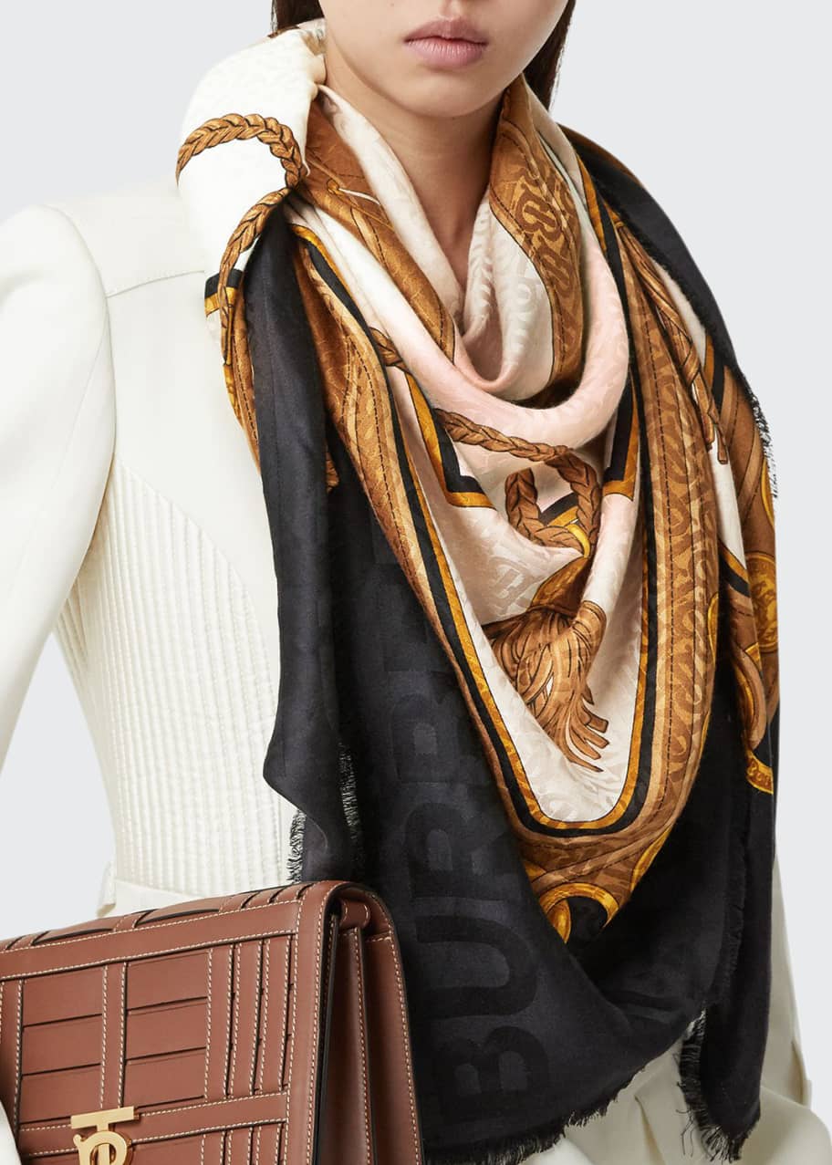 Archive scarf print silk square scarf outlet
