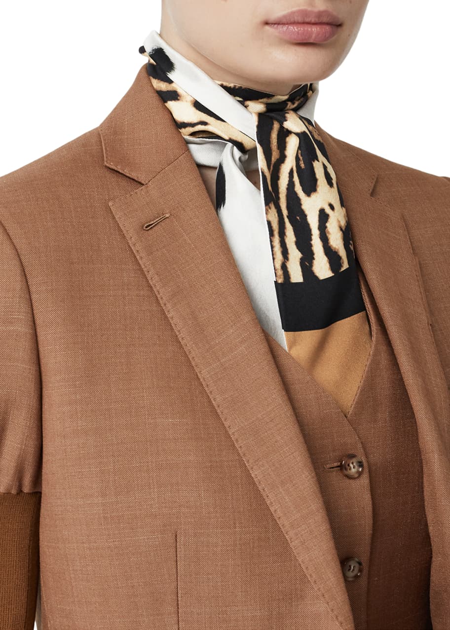Burberry scarf thin sales