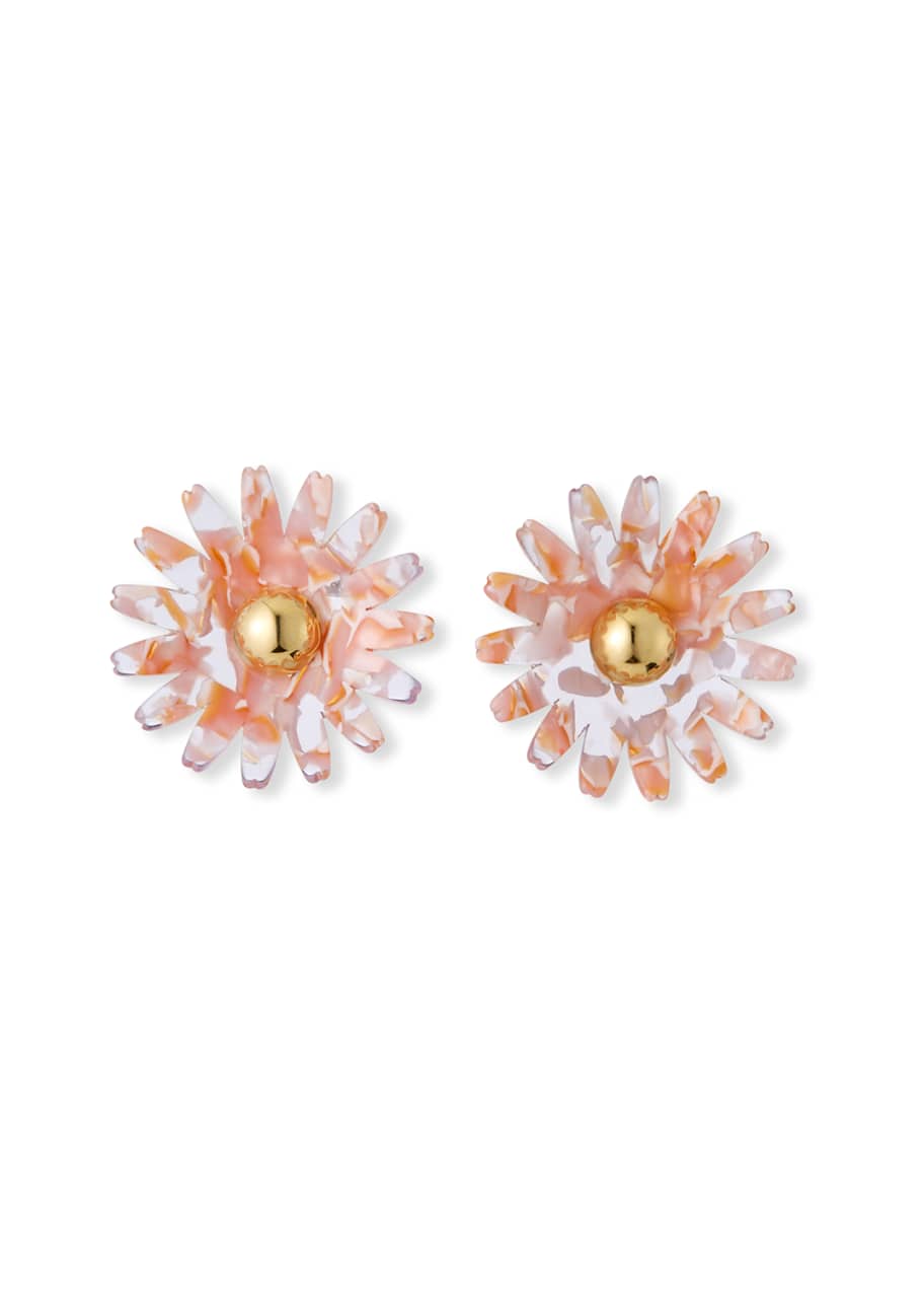 Image 1 of 1: Daisy Button Stud Earrings