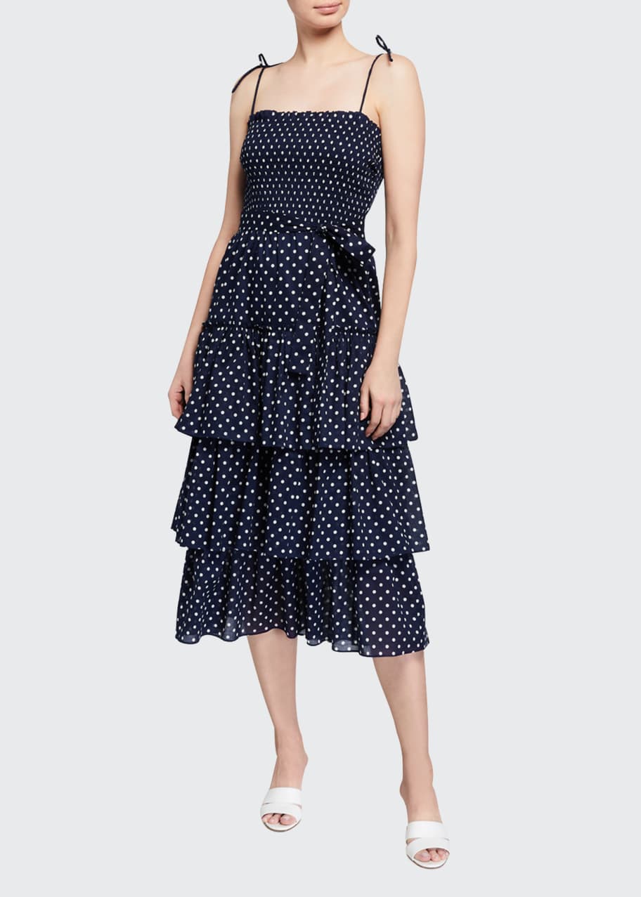Tory burch polka dot dress top