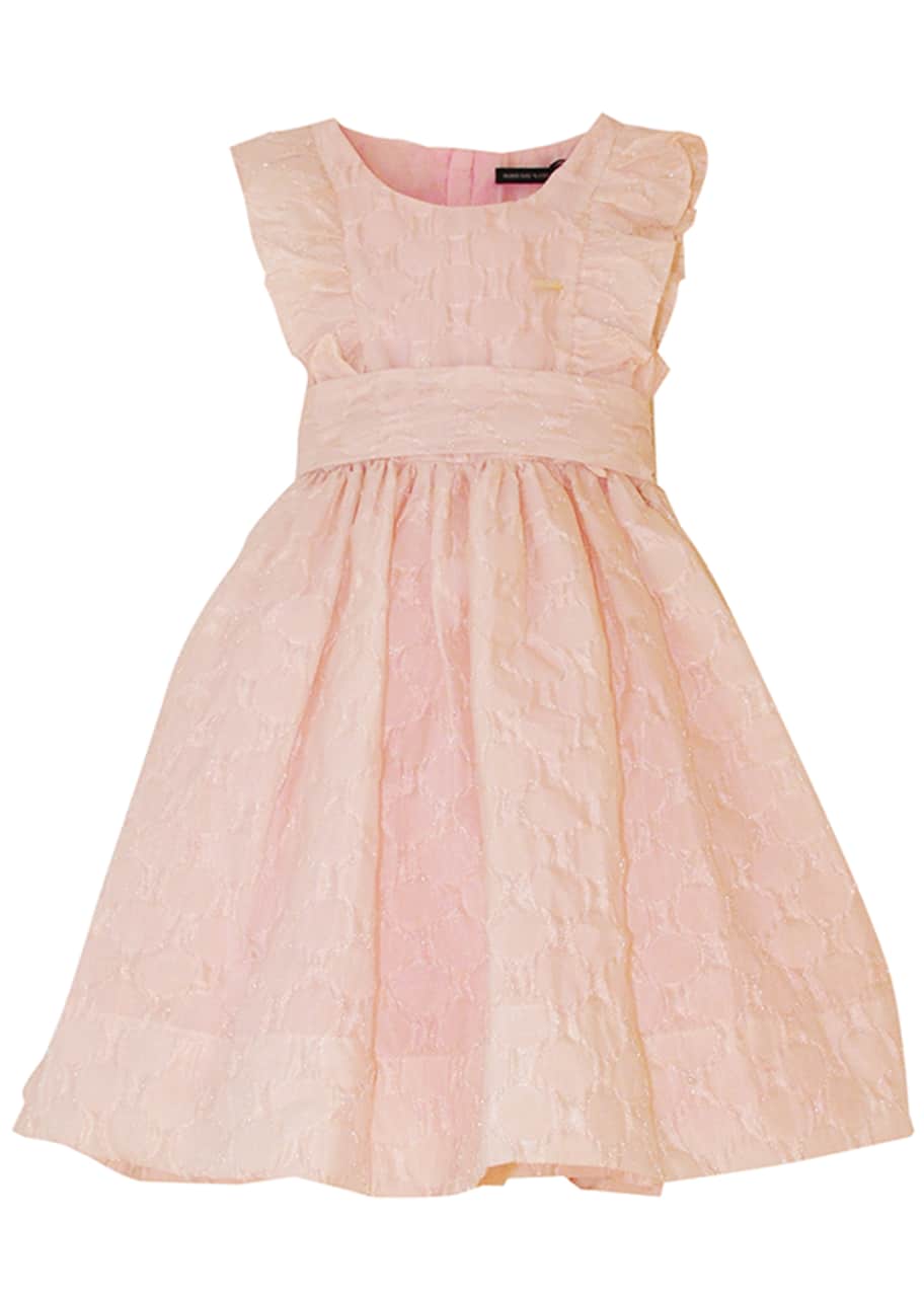Island Kids & Kids Isle Girl's Jacquard Sleeveless Sash Dress, Size 4 ...
