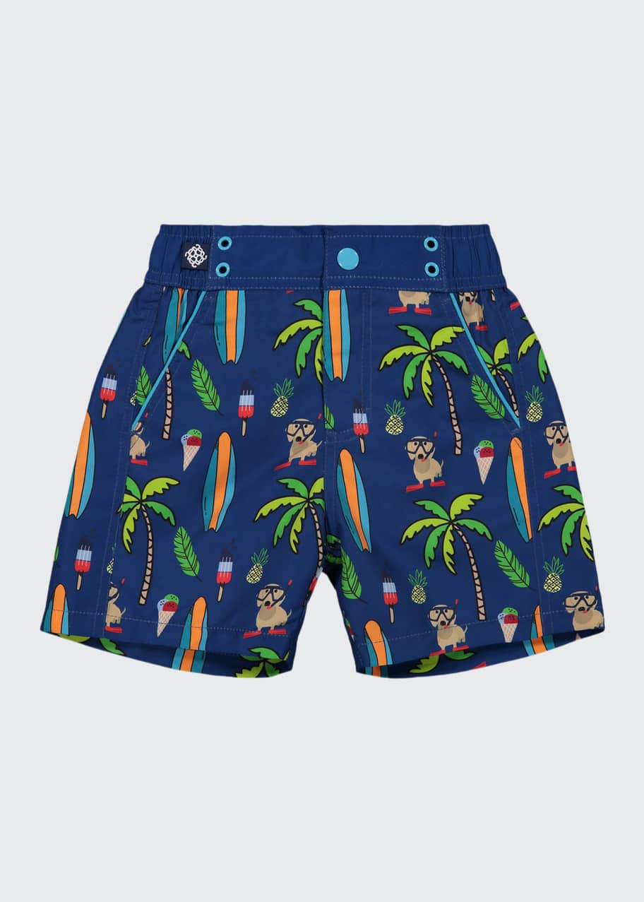 Andy Evan Boy s Beach Print Swim Shorts Size 3 24 Months