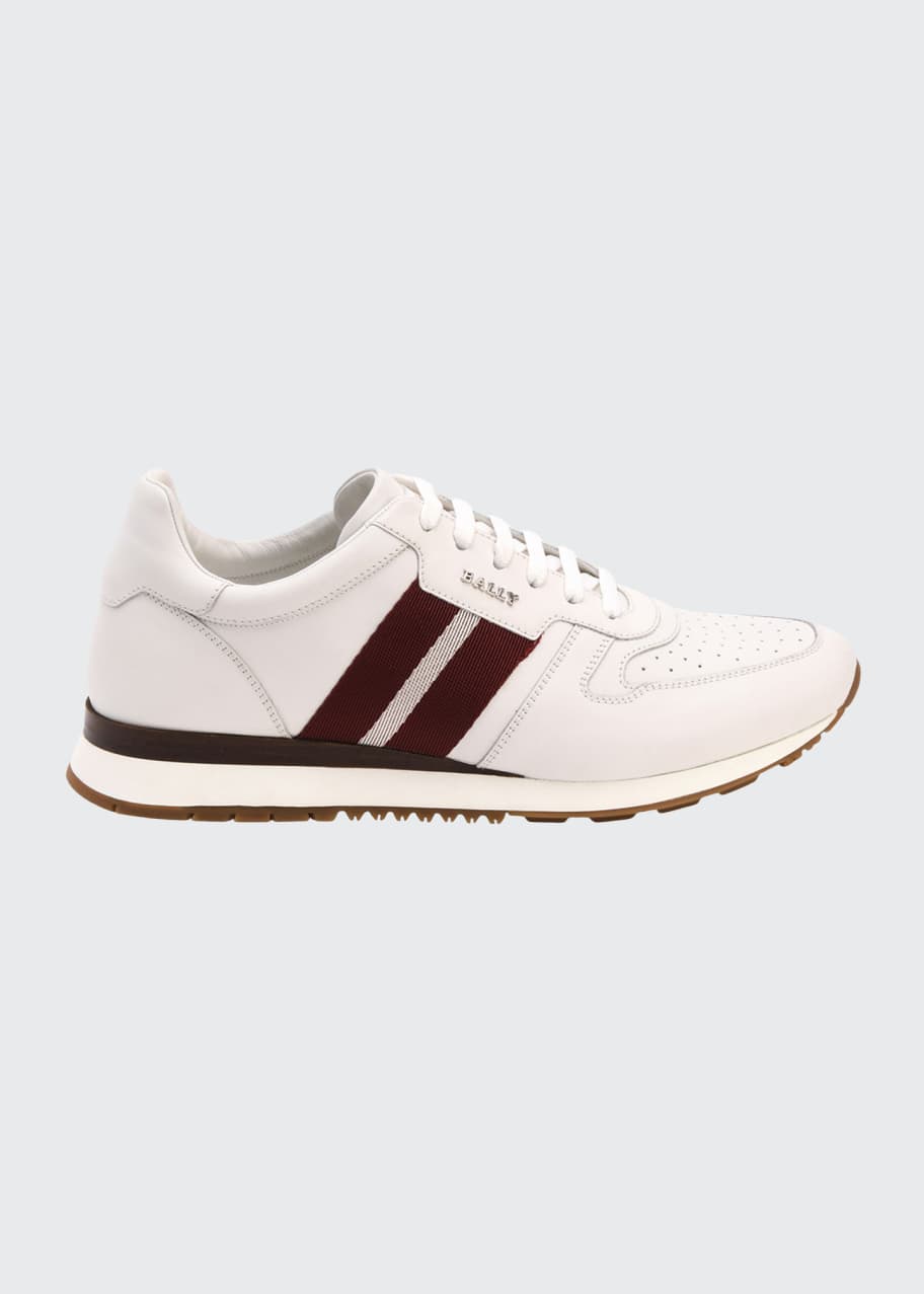 bally men's astel trainspotting leather runner sneakers
