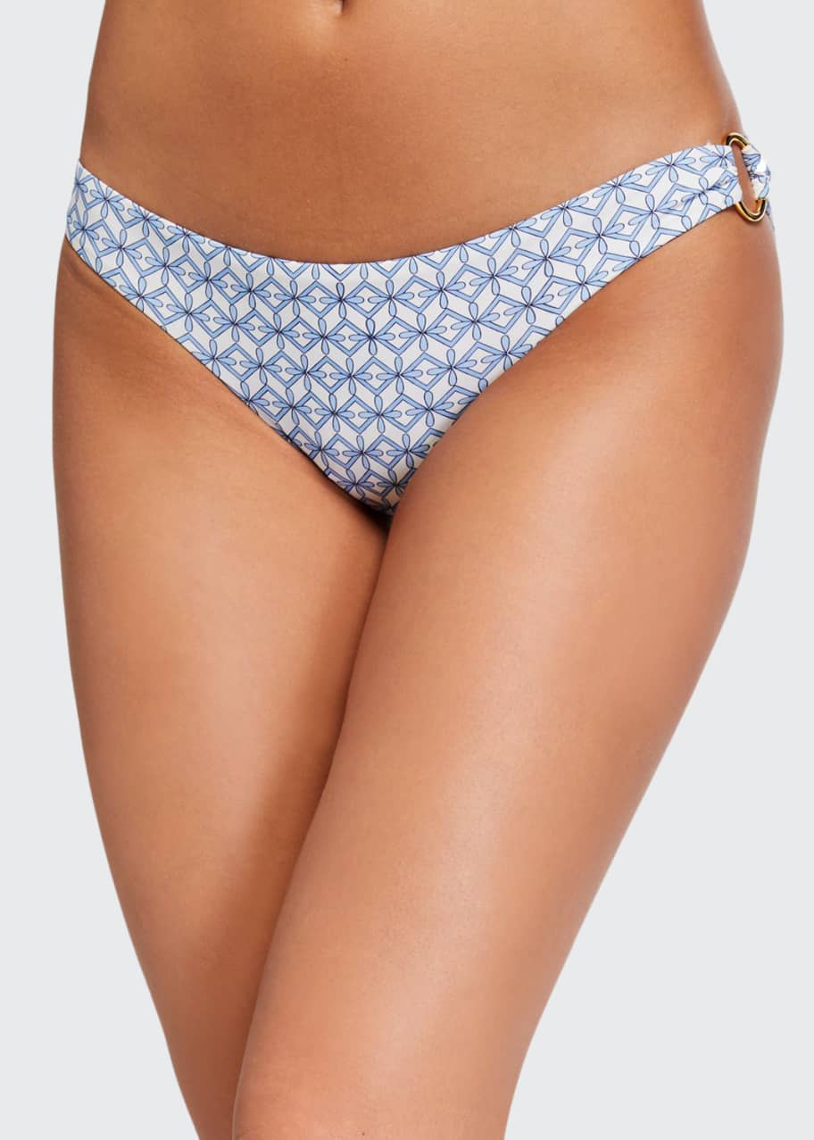 Tory Burch Women's Printed String Bikini Bottom