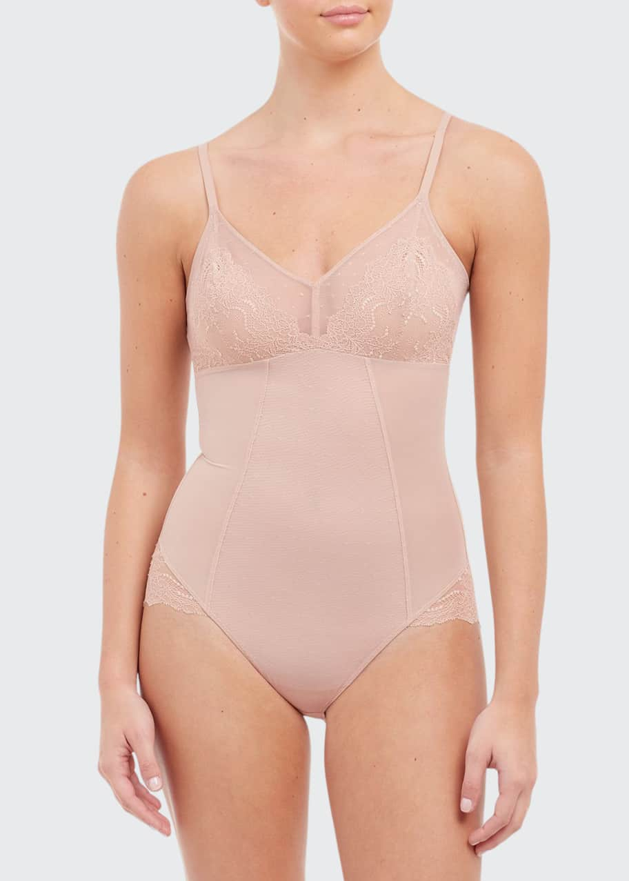 Spanx Spotlight on Lace Bodysuit Vintage Rose