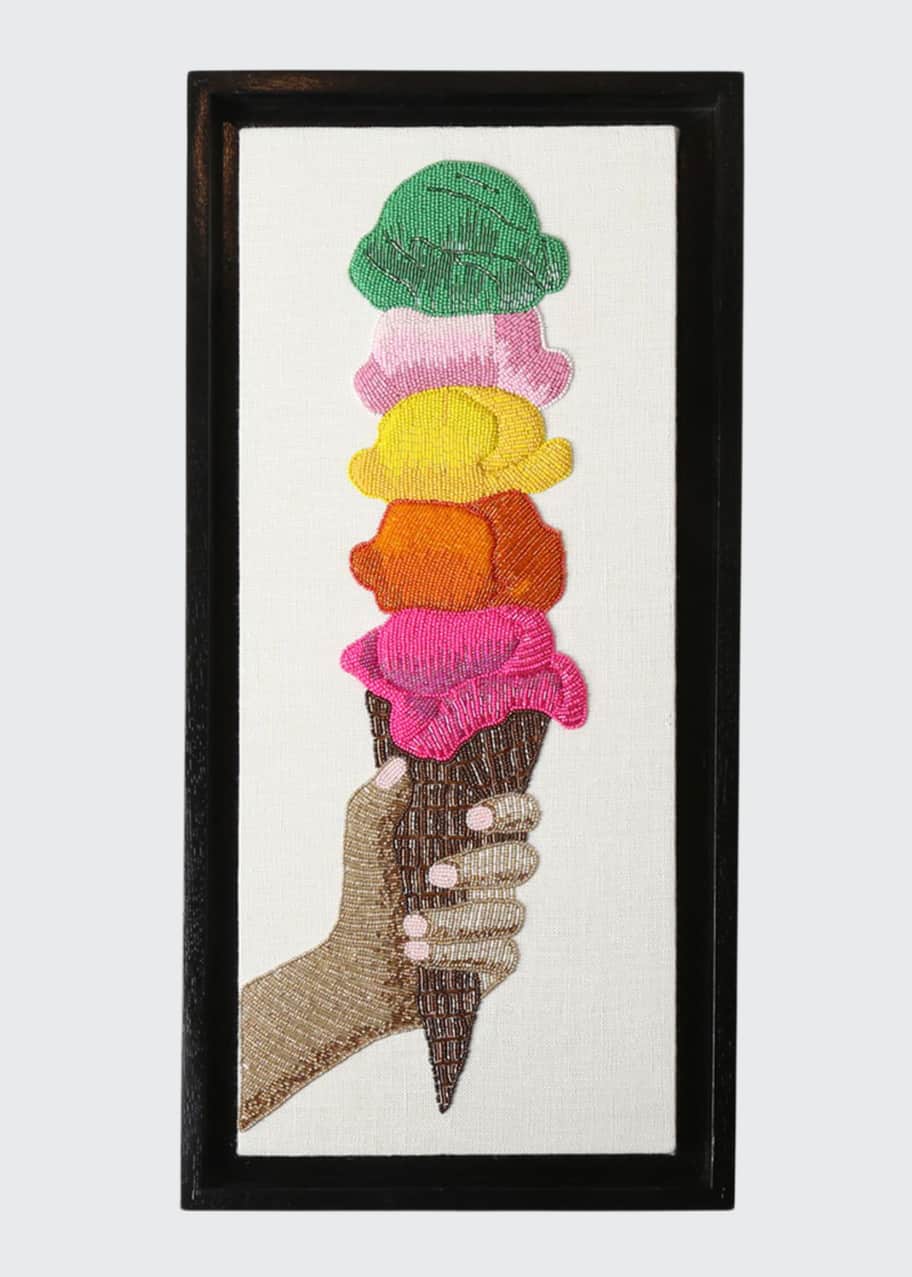 Jonathan Adler Ice Cream Beaded Wall Art - Bergdorf Goodman