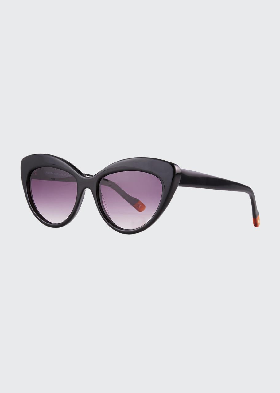 Le Specs Luxe Sunglasses Numero Tres Teak Female D-Frame Sunglasses | Le Specs main image 3