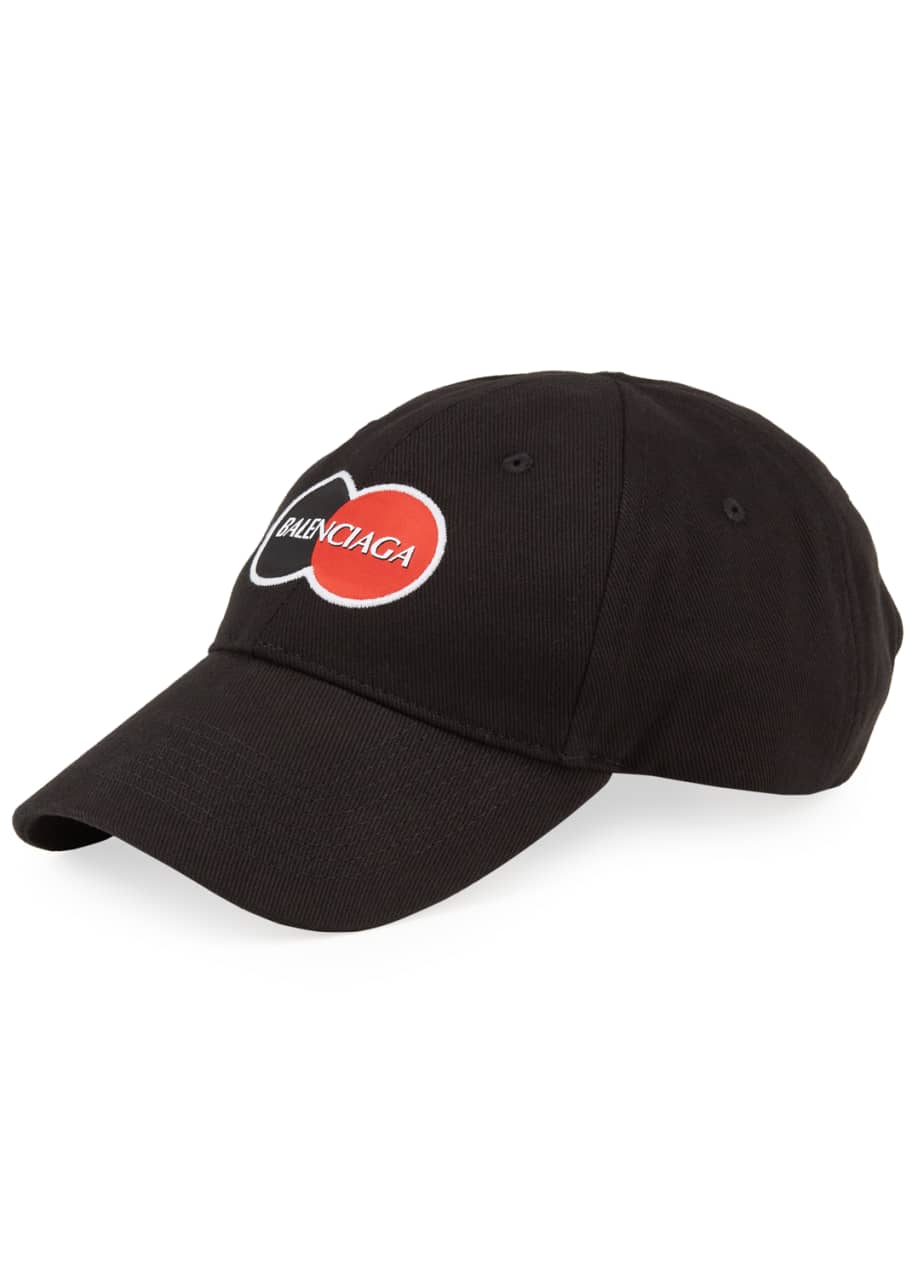 Balenciaga Men's Circle Logo Uniform Baseball Cap - Bergdorf