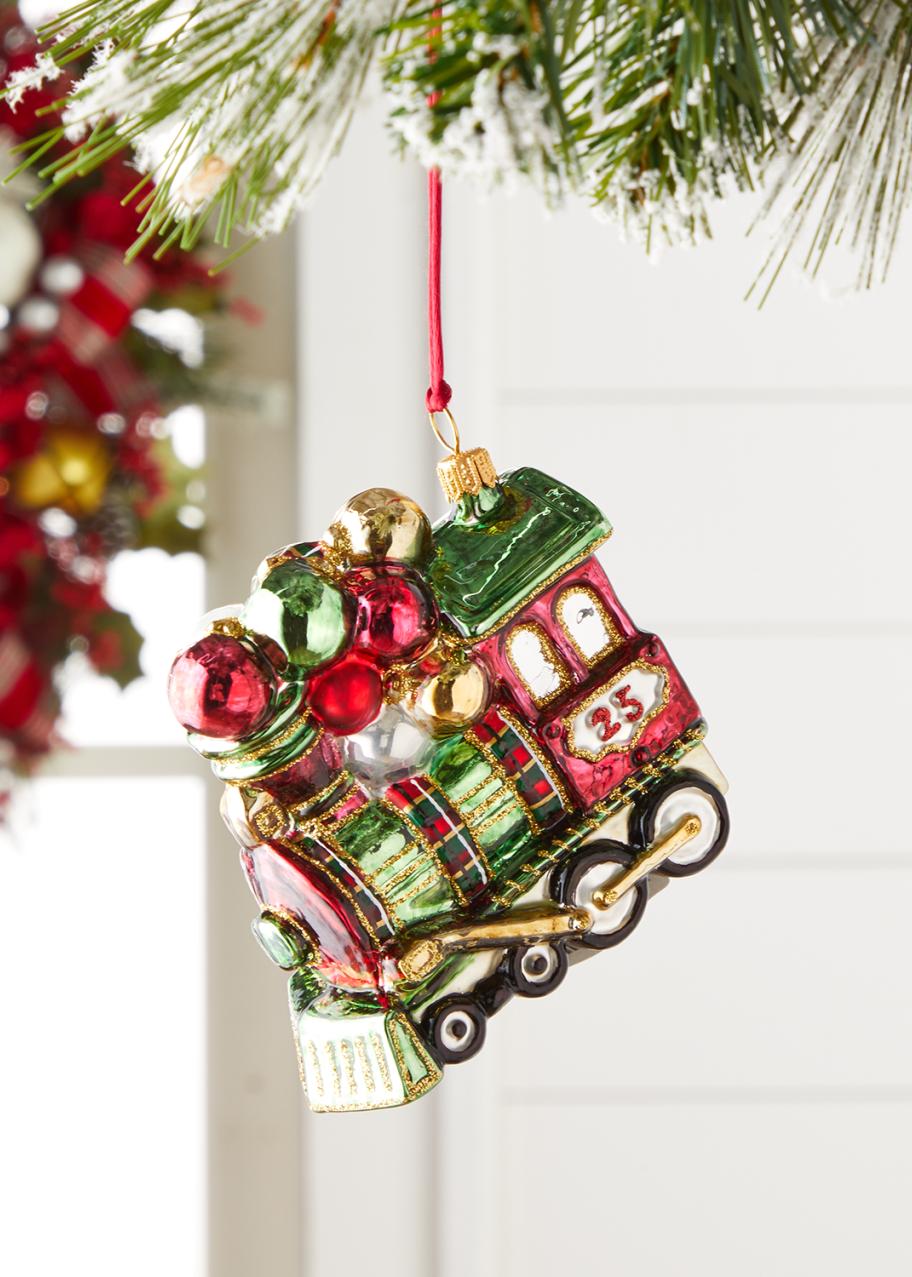 Exclusive Train Christmas Ornament - Bergdorf Goodman