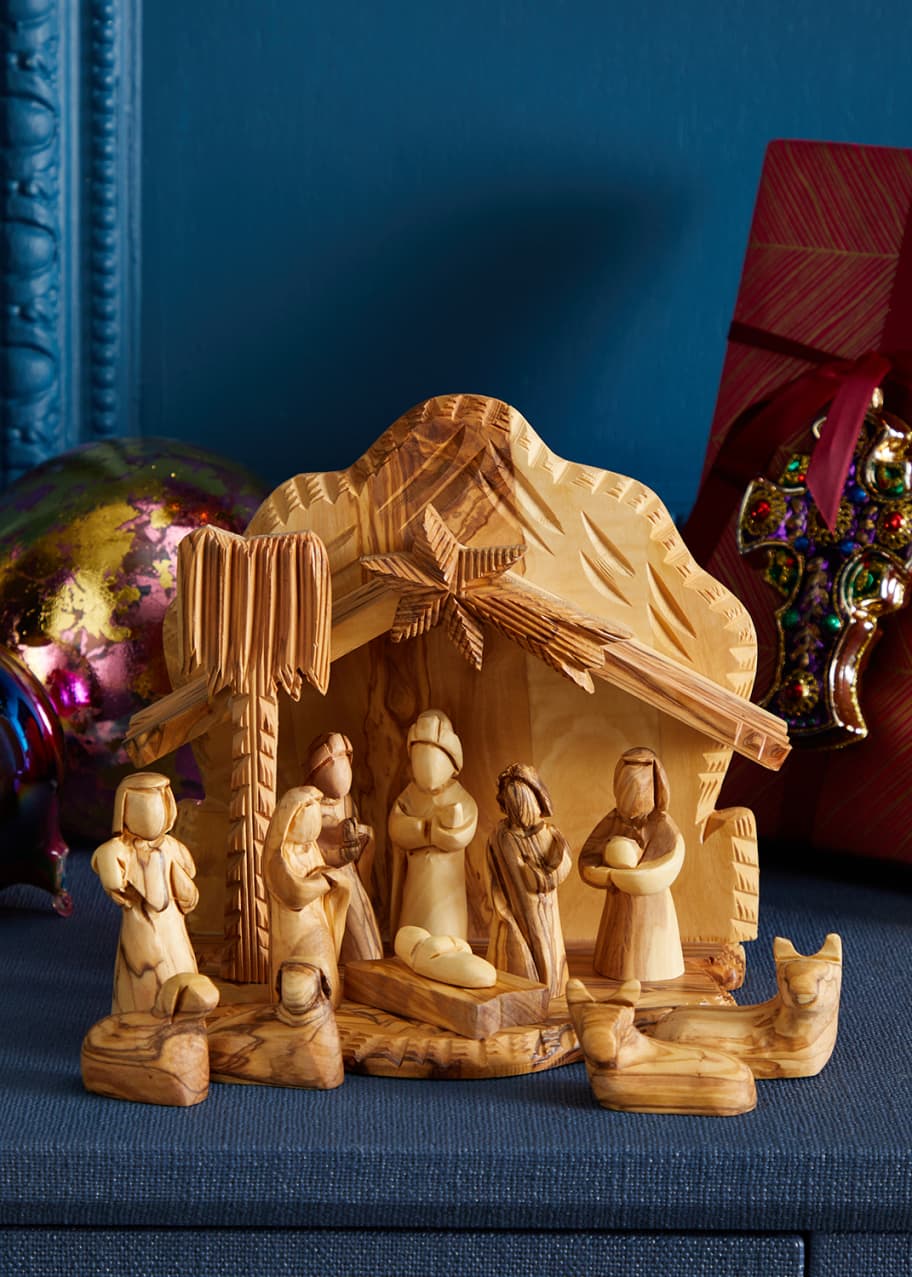 Bethlehem Star Crib & Nativity Set Bergdorf Goodman