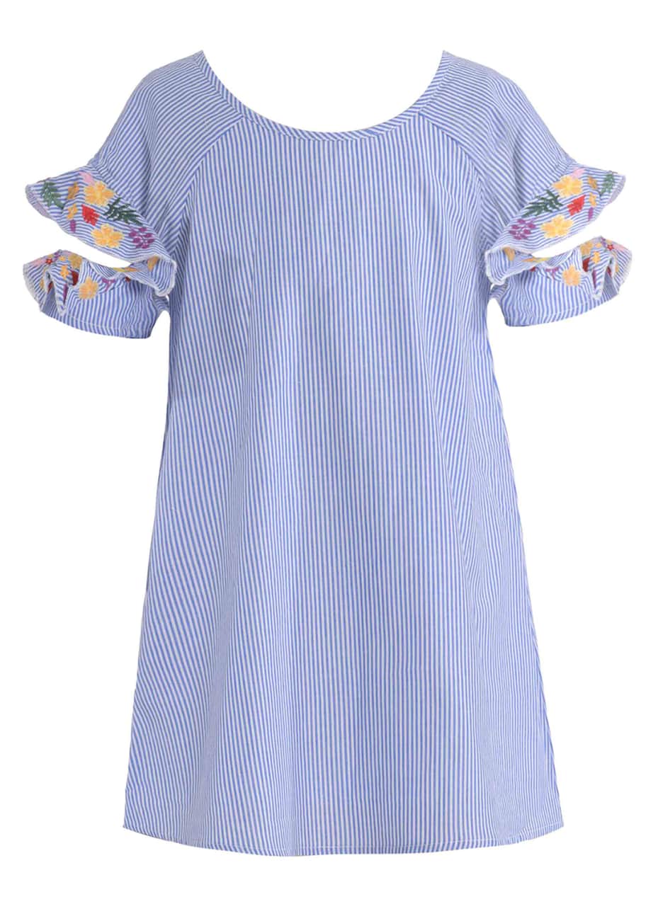 Bamboo Ruffle Sleeve Dress with Bloomer (Banana Cream)