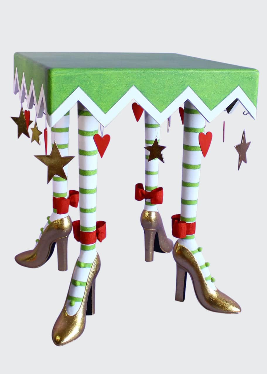 High heel online shoe table