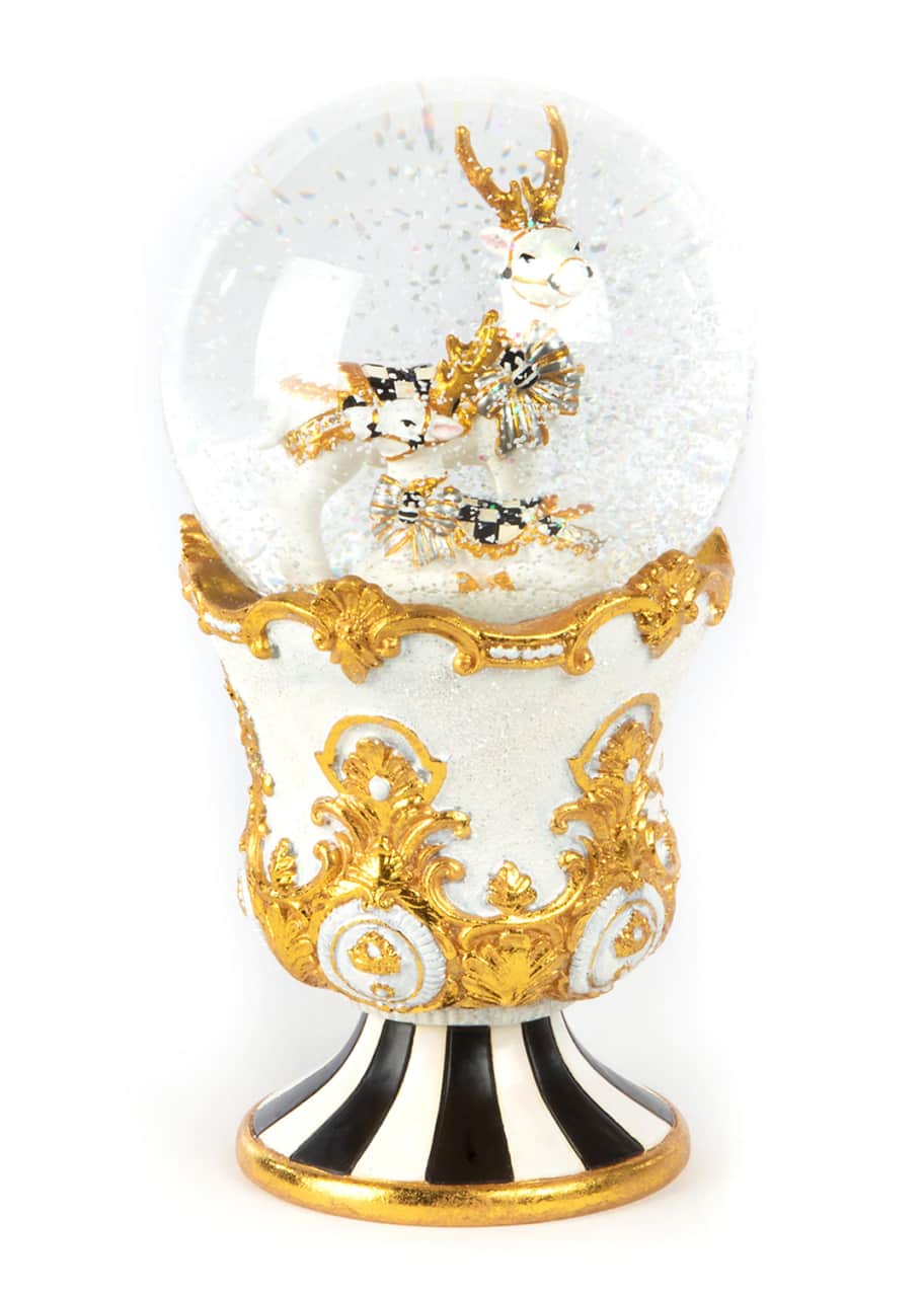 Golden Hour Deer Snow Globe