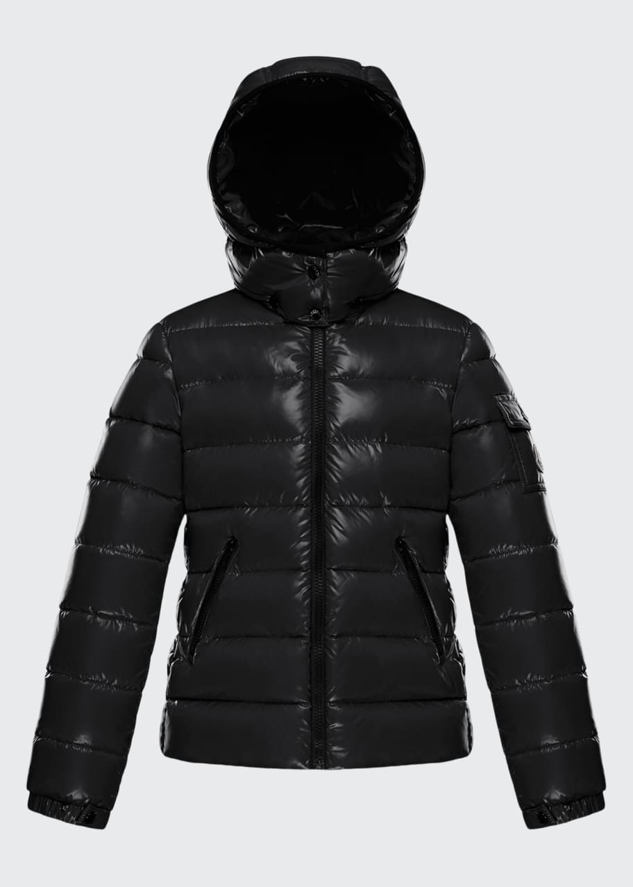 Moncler bady laque online quilted hooded puffer jacket