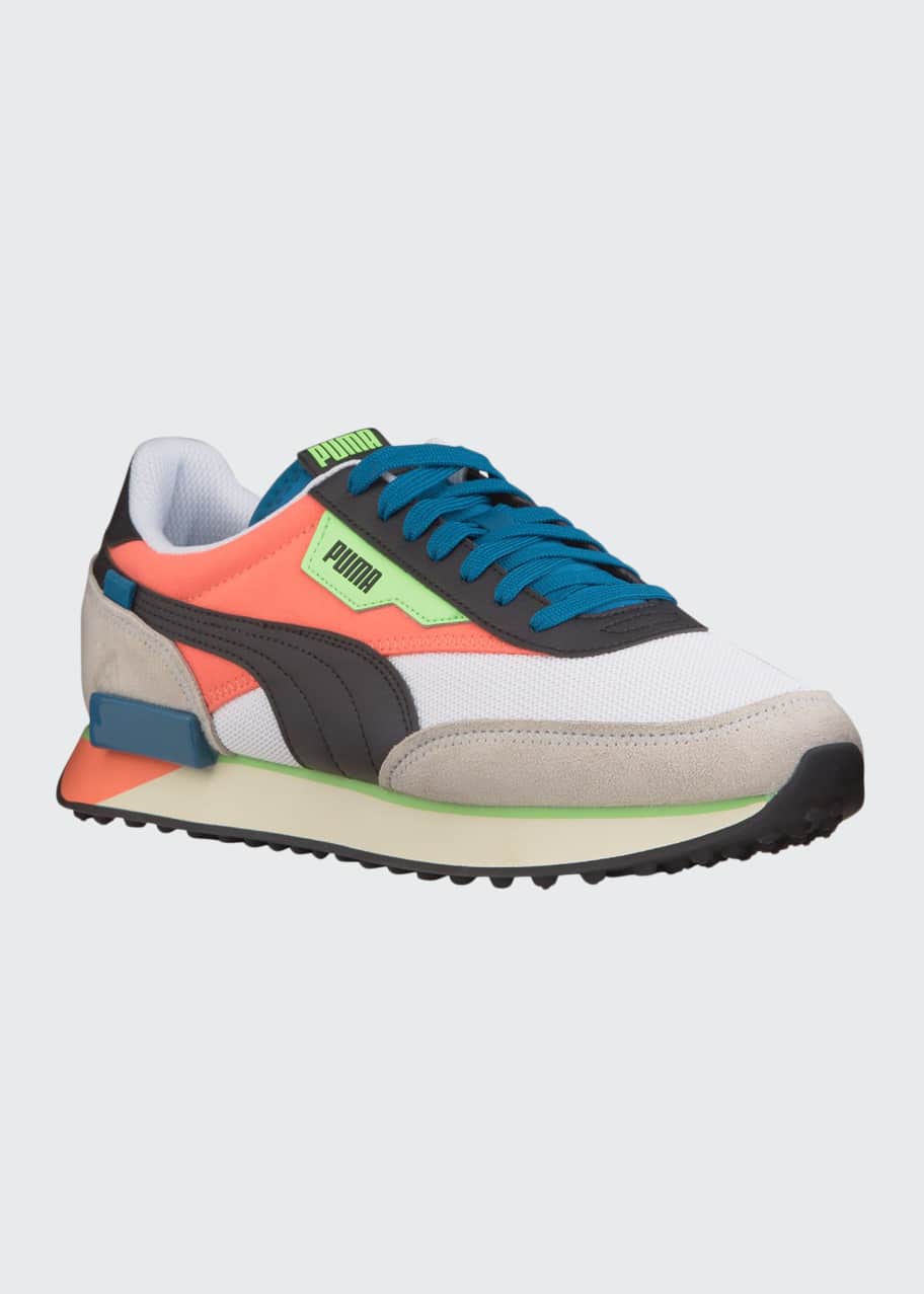 Puma Men's Future Rider Neon Play Colorblock Runner Sneakers - Bergdorf ...