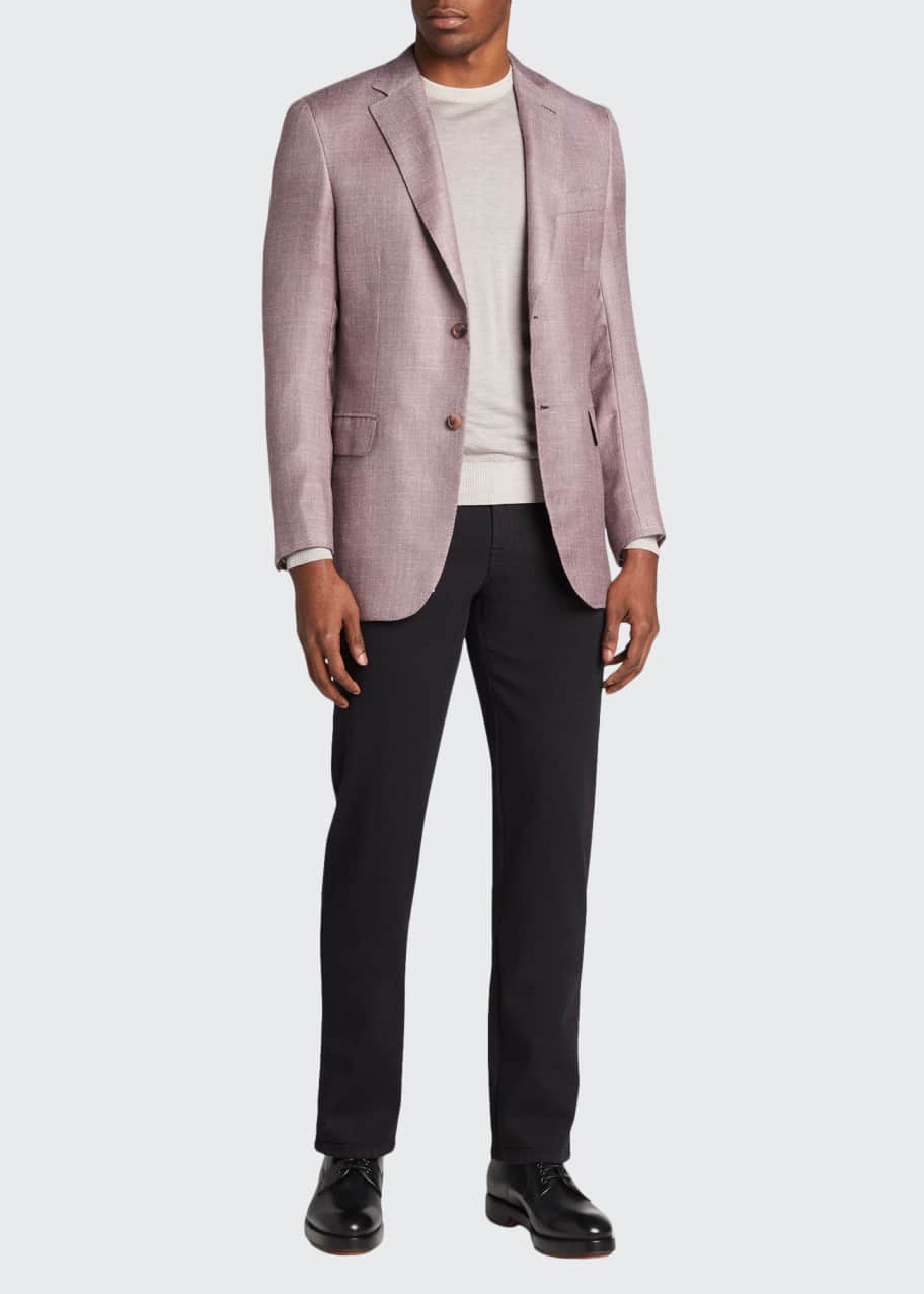 Image 1 of 1: Men's Cashmere-Blend Two-Button Blazer