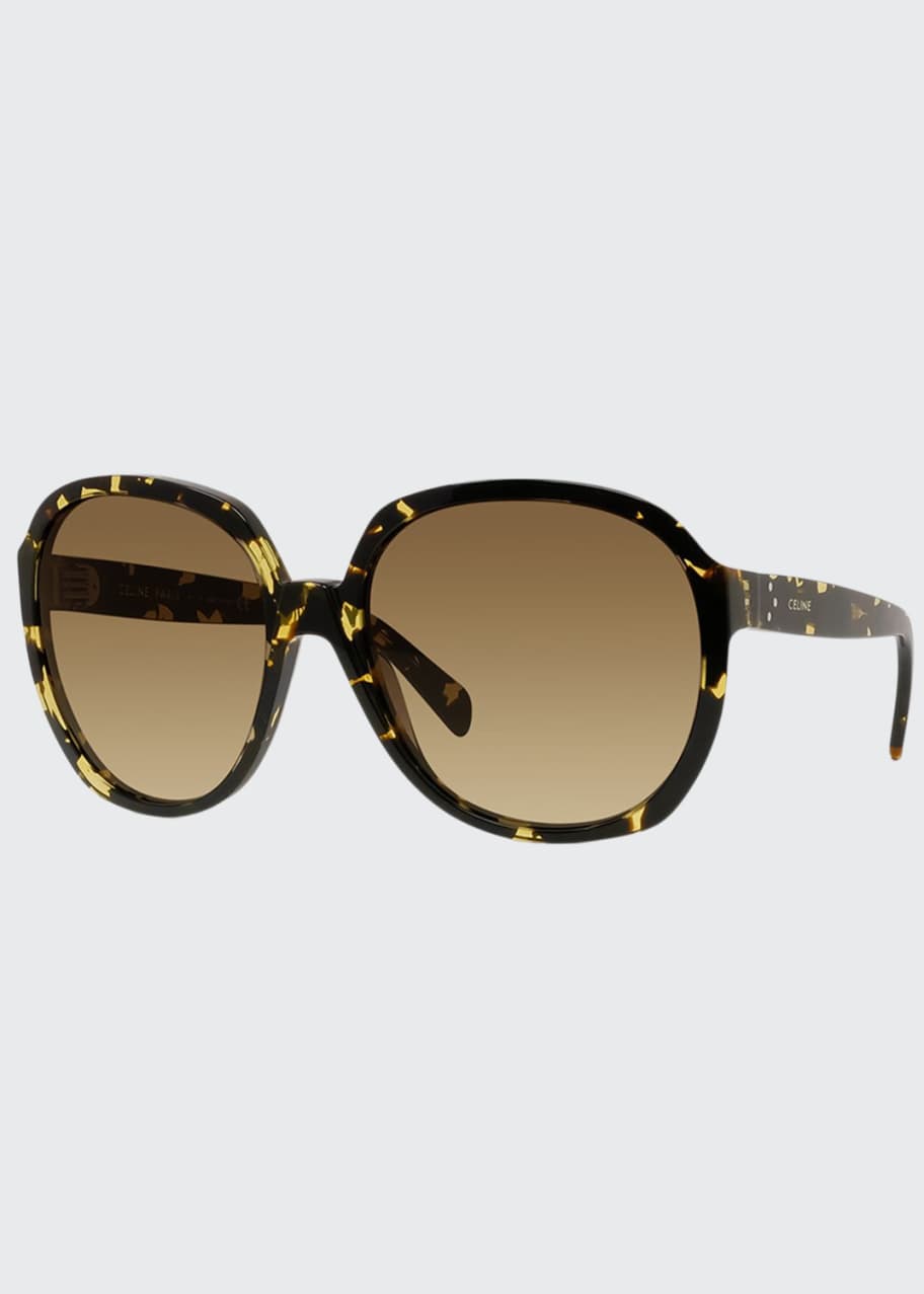 Celine Oversized Round Acetate Sunglasses Bergdorf Goodman 