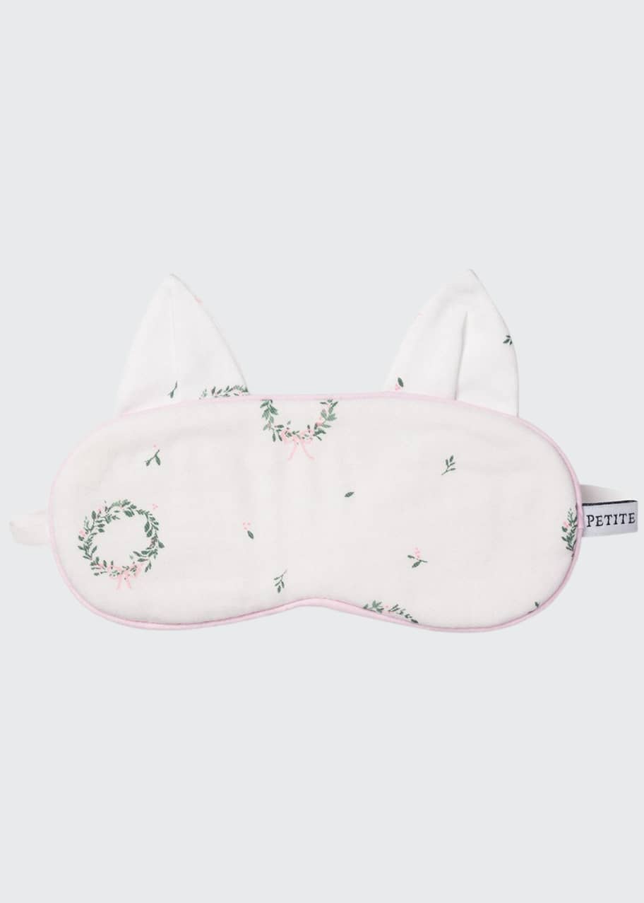 Petite Plume Kid's Kitty Somerset Wreath Eye Mask Bergdorf Goodman