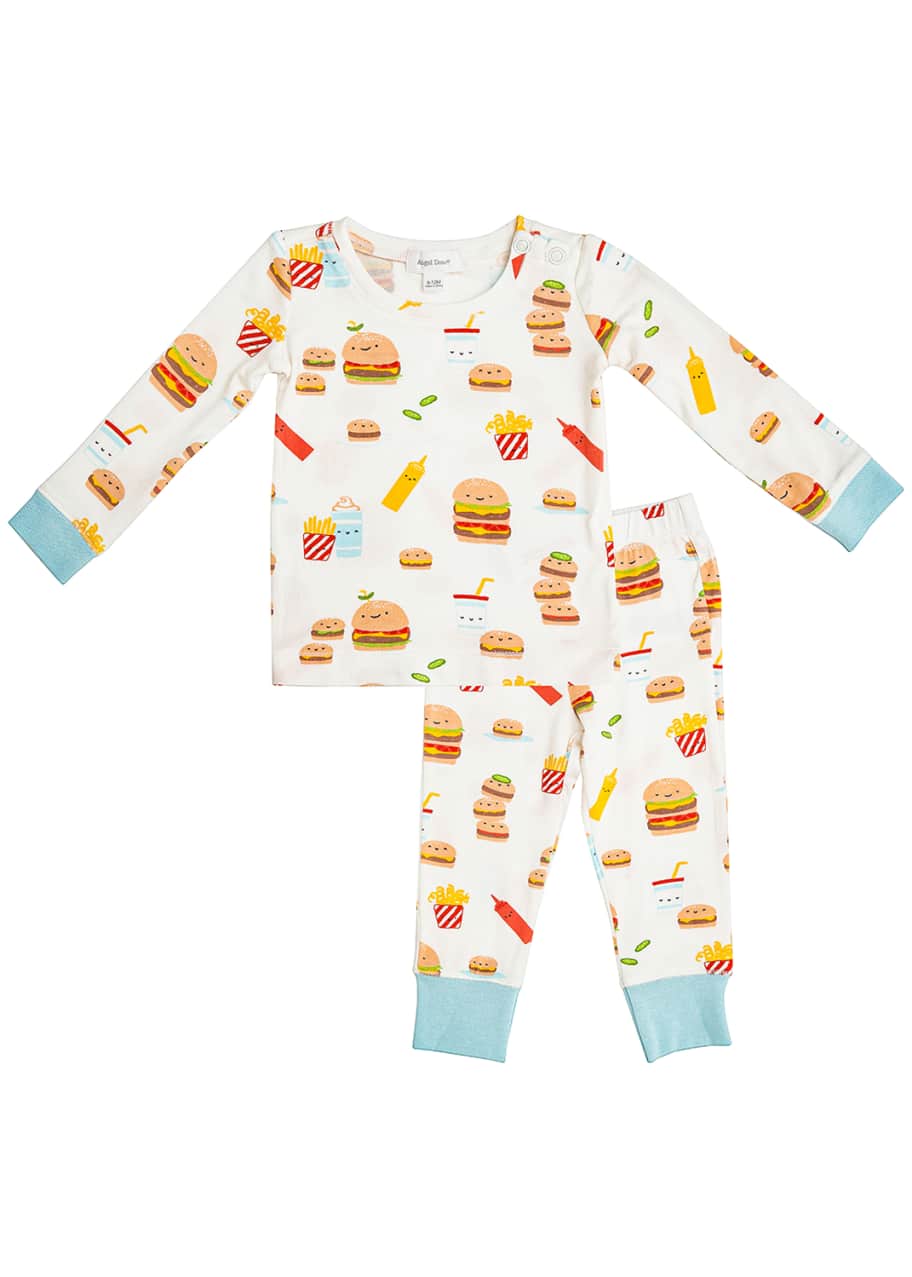 Image 1 of 1: Kid's Burger Joint Lounge Wear Set, Size 6M-4