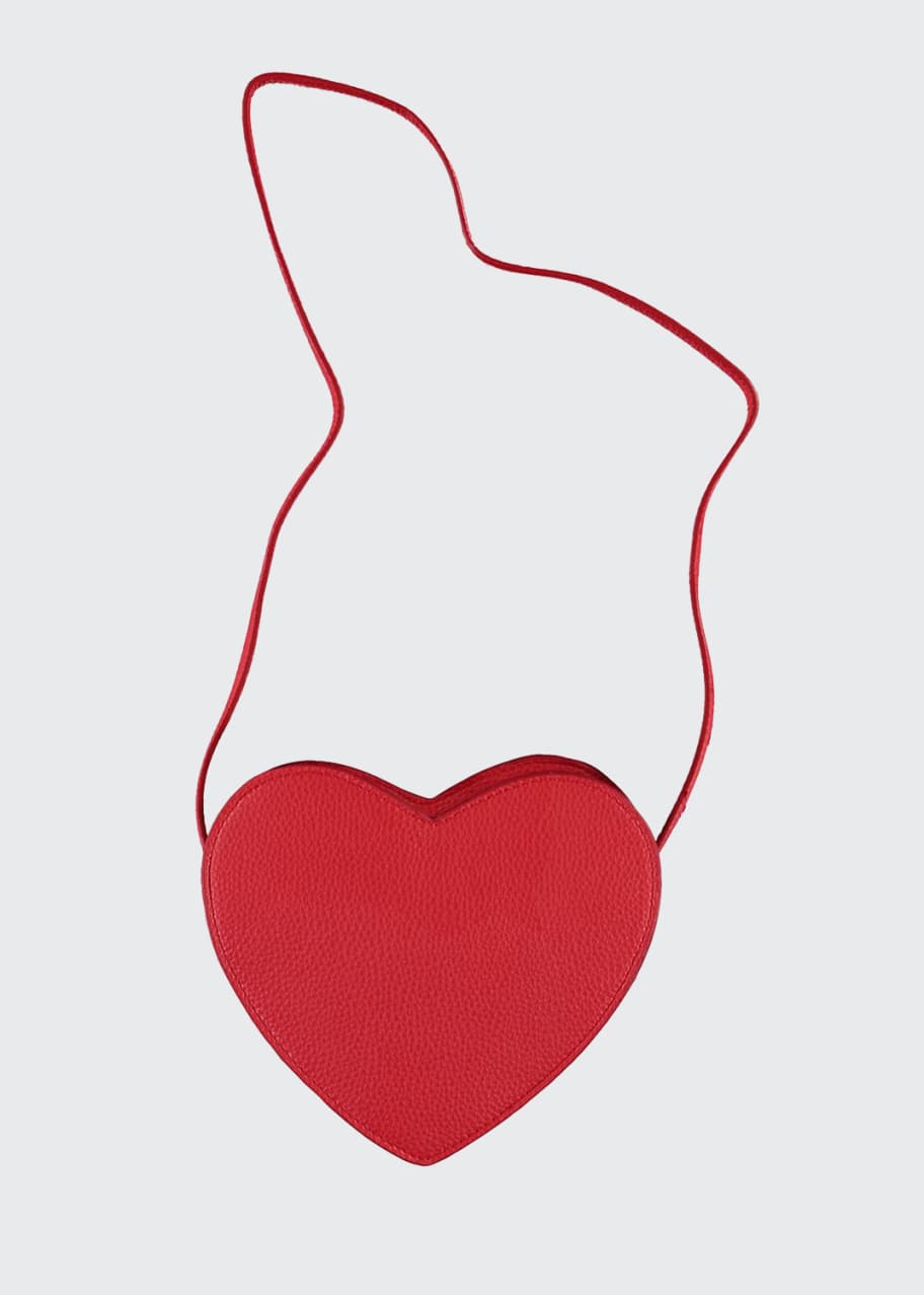 Image 1 of 1: Girl's Heart Shaped Crossbody Bag