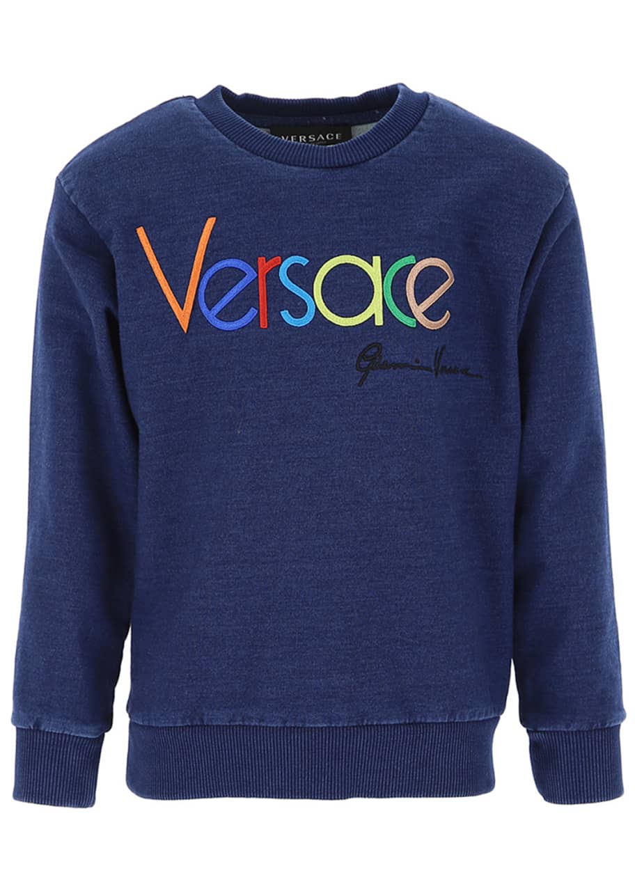 Versace rainbow sweatshirt shop