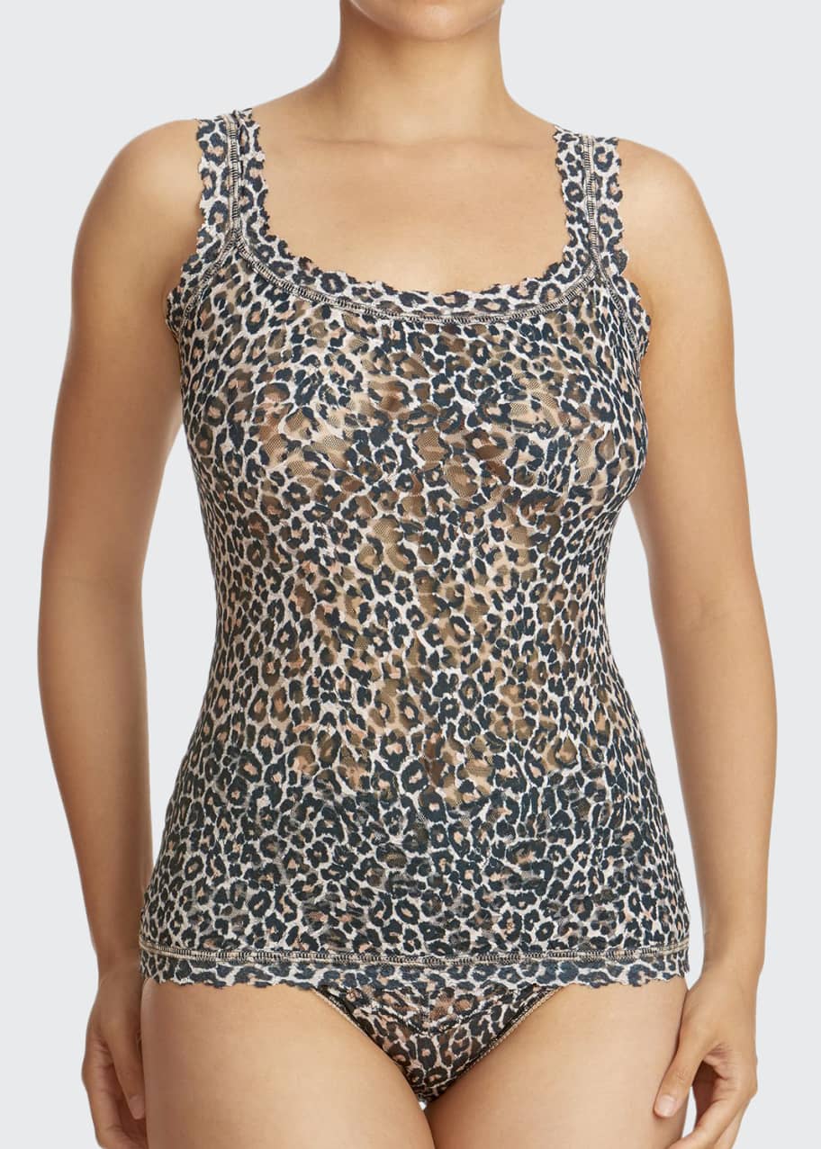トップス Hanky panky leopard cami Hanky Panky Leopard Print Unlined Lace Cami - Bergdorf Goodman