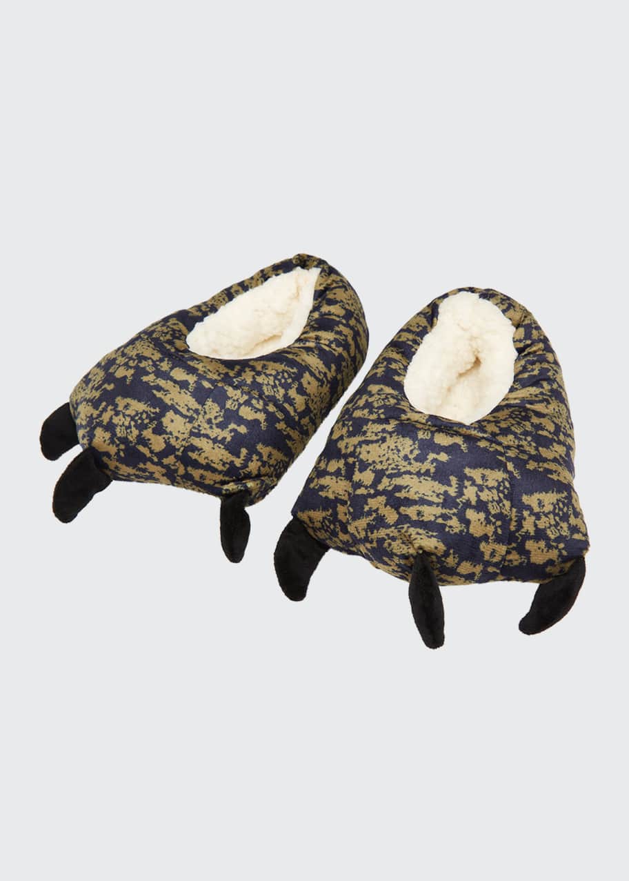 Joules Clawsome Dinosaur Slippers Kids Sizes S L Bergdorf Goodman