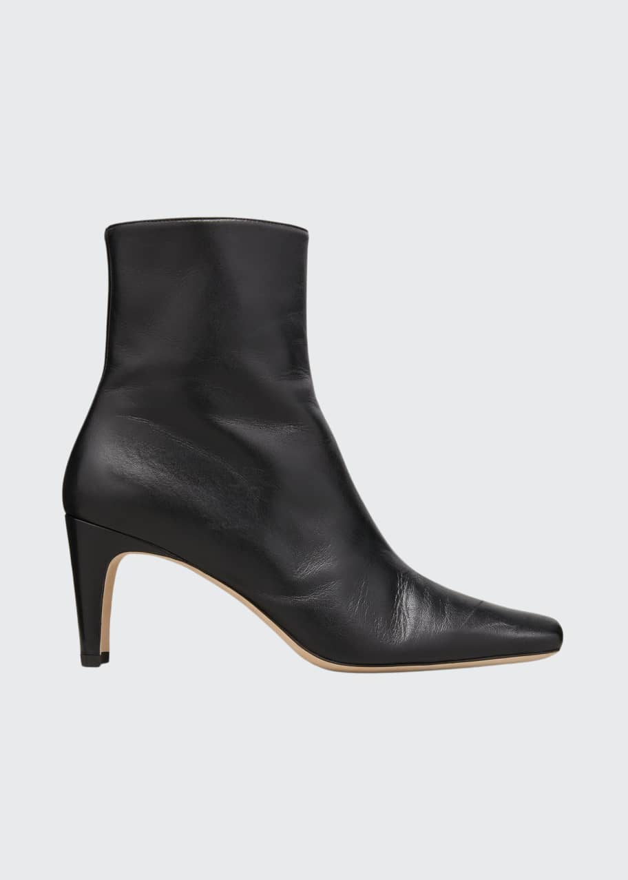 Image 1 of 1: Eva Square-Toe Ankle Booties