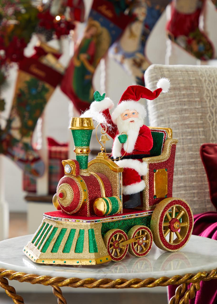 Katherine's Collection Santa in Train - Bergdorf Goodman