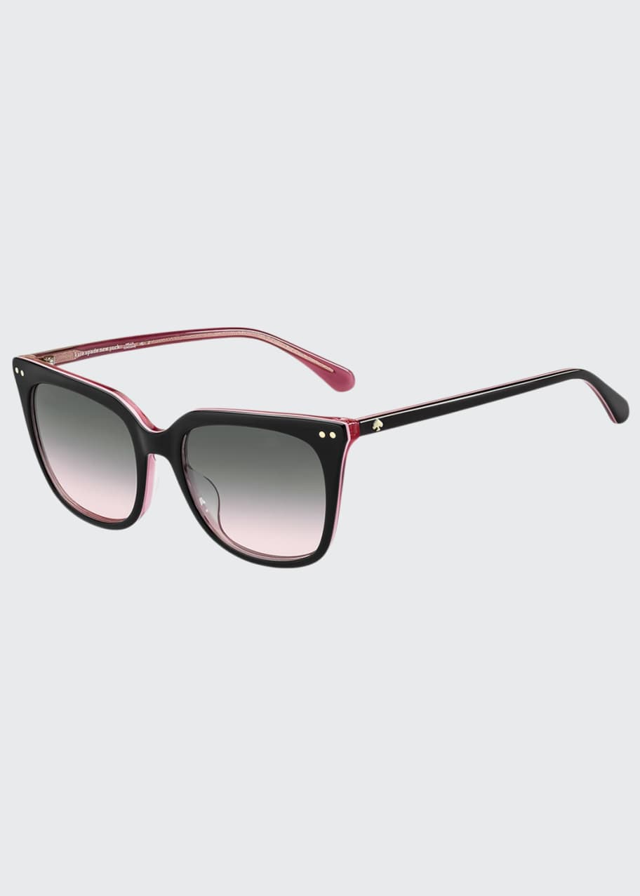 kate spade new york giana square acetate sunglasses Bergdorf Goodman