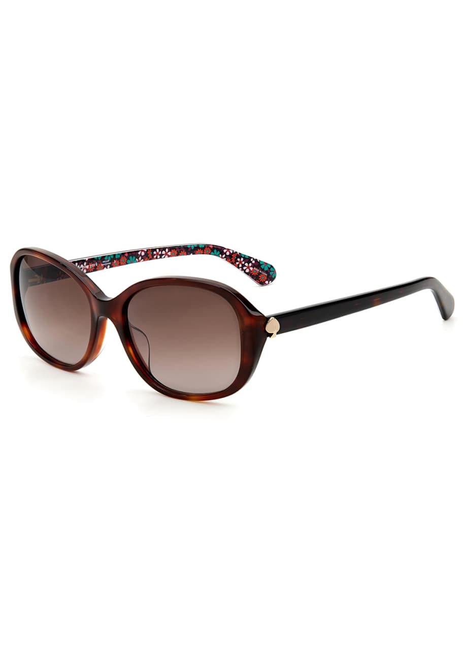 kate spade new york izabella square acetate sunglasses Bergdorf Goodman