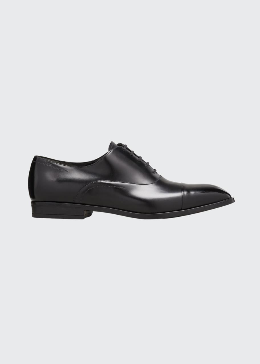 Bally Men's Lizzar Calfskin Cap-Toe Oxfords - Bergdorf Goodman
