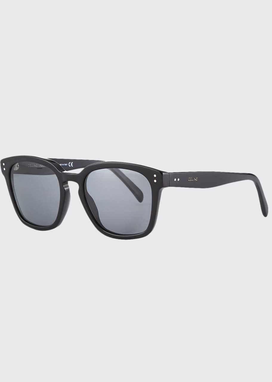 Celine Men's Studded Square Acetate Sunglasses Bergdorf Goodman