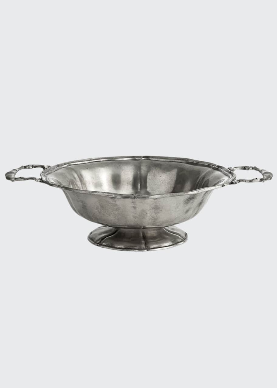 Image 1 of 1: Vintage Footed Bowl with Handles