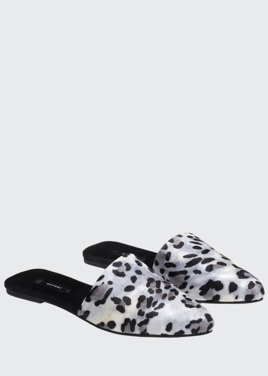 Natori Cheetah Print Slippers Bergdorf Goodman