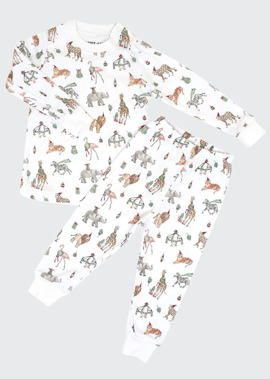Sammy Nat Holiday Safari Printed 2 Piece Pajama Set Size 18M 10 Years Bergdorf Goodman