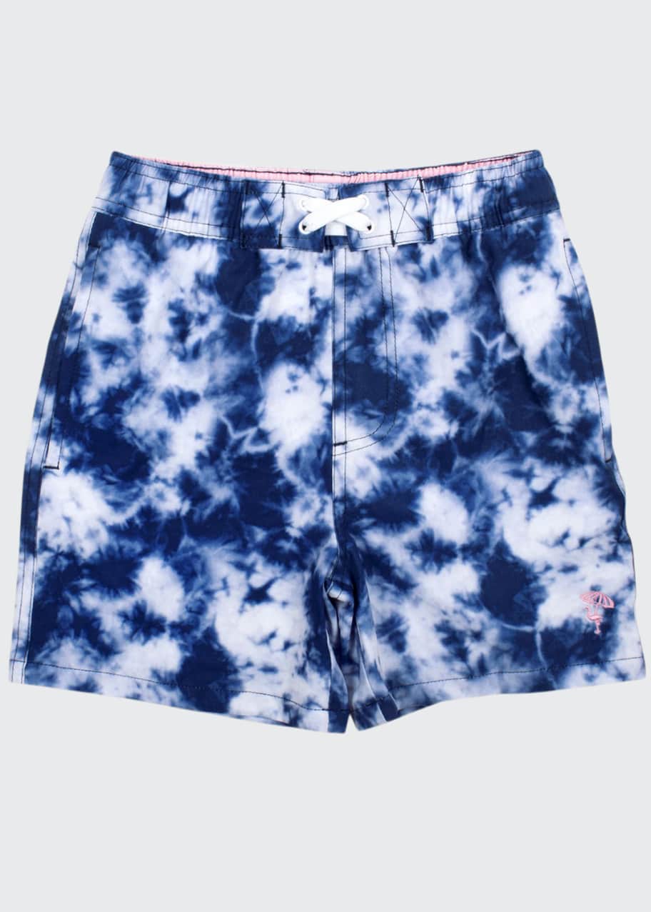 Shade Critters Boy's TieDye Swim Trunks, Size 6M6 Bergdorf Goodman