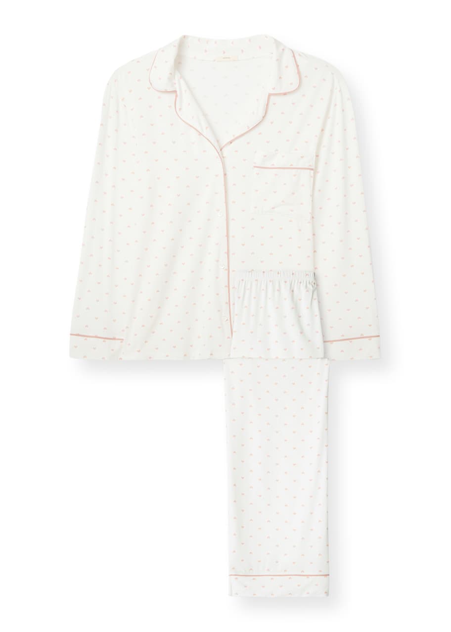 Eberjey heart pajamas clearance