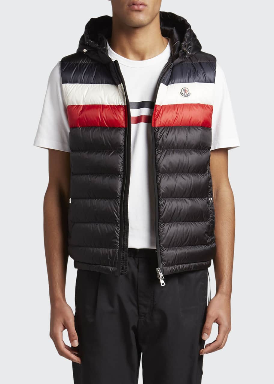 Striped 2025 puffer vest