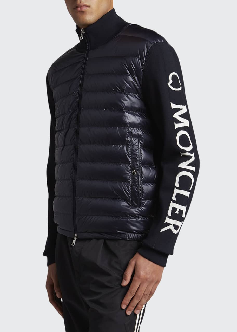 Moncler Men's ZipFront Tricot Cardigan Bergdorf Goodman