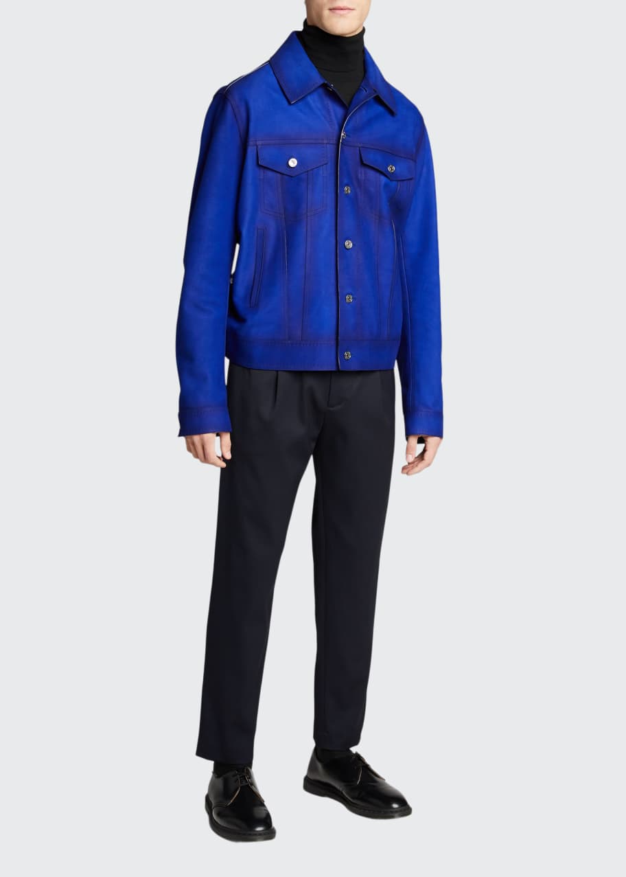 ジャケット・アウター Berluti Suede Trucker Jacket Suede Flight Jacket | Berluti ID