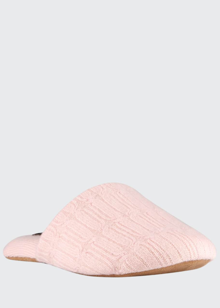 Minnie rose cheap cashmere slippers